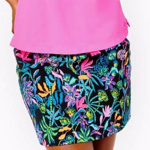 Lilly Pulitzer Monica Skort Onyx Paradise Glow